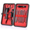 15 Piece Men`s Grooming Kit - Black & Red