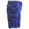 STERLING NAVY DENIM CARGO SHORTS - Sterling 102cm NAVY