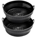 Air Fryer Bowl-Round-Raven Twin Pack