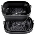 Air Fryer Bowl-Square-Raven Twin Pack