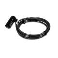 PORT CONNECT 1.8M T-BAR COMBINATION CABLE LOCK | 901209