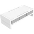 ORICO 14CM DESKTOP MONITOR STAND WITH DRAWERS - WHITE | XT-02H-WH-BP