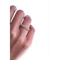 Stacking Band  - 1.5mm Moissanite Eternity Band