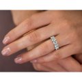 Five Stone Oval Moissanite Band