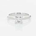1.00ct Princess Cut Solitaire Ring