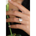 3.5ct Emerald Cut Moissanite Wedding Ring Set