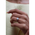 2ct Moissanite Solitaire Engagement Ring