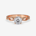 Heart Infinity Engagement Ring