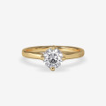 Solitaire Twist Engagement Rings
