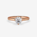 Solitaire Twist Engagement Rings
