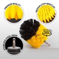 Drill Powered Scrubbing and Cleaning Brushes - 4 Pack