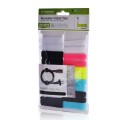 Reusable Colourful Cable Ties - 20 Piece Avantree 20 Piece Reusable Colourful Velcro Cable Ties