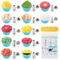 85-Piece Cake Decorating Kit with a Non-Slip Cake Turntable