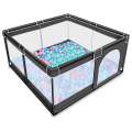 Breathable Mesh-Gated Baby Play Pen and Balls
