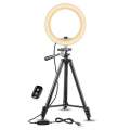 10" Selfie Ring Light With Adjustable Tripod And Remote