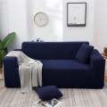 Stretch Couch Cover Blue 235-300cm - Pack of 2