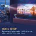 Performance V630 Native 1080P Full HD Projector, 300" LED Projector