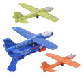 3 Pack 2 Flight Modes LED Foam Glider Airplane Launcher Toys