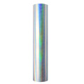 Holographic Shimmer self adhesive craft sticker vinyl -Silver