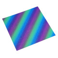 Rainbow Glitter Adheisve craft vinyl -  Blue/Green/Purple