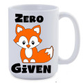 Zero fox given 450ml Jumbo coffee mug - 0.04kg