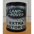 Messy oil can Coffee mug Land Rover Black