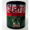 Messy oil can Coffee mug Castrol 2 Stroke  black