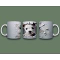 3D Dog coffee Mug 1