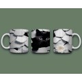 3D black cat mug 1