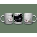 3D black cat mug 7