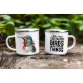 Bird watcher enamel mug 11