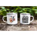 Bird watcher enamel mug 8