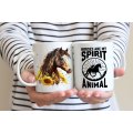 Horse with sunflowers coffee mug 11
