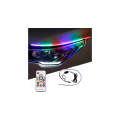 Chasing LED Strip Running Light 30cm RGB Remote