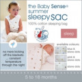 BabySense Summer Sleepy Sac - Blue