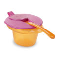 Tommee Tippee Explora Cool & Mash Bowl Orange with Pink Lid