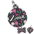 Personalised Pet ID Tag-Zinnia