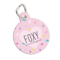 Personalised Pet ID Tag-Pastel Pink Confetti