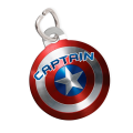 Personalised Pet ID Tag-Captain America