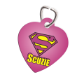 Personalised Pet ID Tag-Super Woman