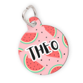 Personalised Pet ID Tag-Tutti Frutti Watermelon Slices