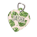 Personalised Pet ID Tag-Tropical Delicious Monster Pink