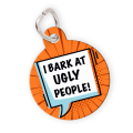 Personalised Pet ID Tag-Funny Orange