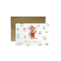 Merry Christmas Cards with Envelopes (Reindeer) (Set of 10)