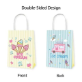 Party Favor Bags with Handles - Ice Cream Theme - 12 Bags