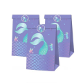 Party Favor Bags with Stickers - Mermaid Theme - 12 Bags