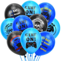 Game On Printed Latex Balloon Set - 10 Balloons