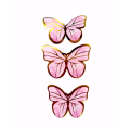 Pink Gold Butterfly Cupcake/Cake Toppers (Set of 10)