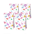 Party Favor Bags with Stickers - Small Butterfly Theme - 12 Bags