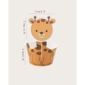 Baby Safari Animal Cupcake Toppers And Wrappers Set - Set of 12